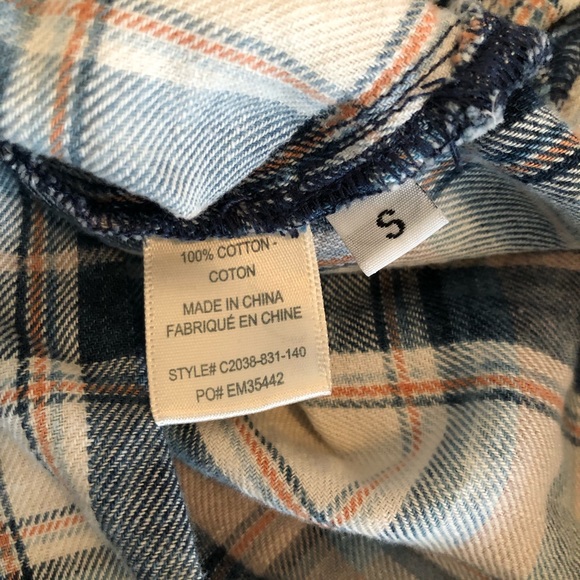 Cloth & stone plaid shirt - Picture 6 of 7